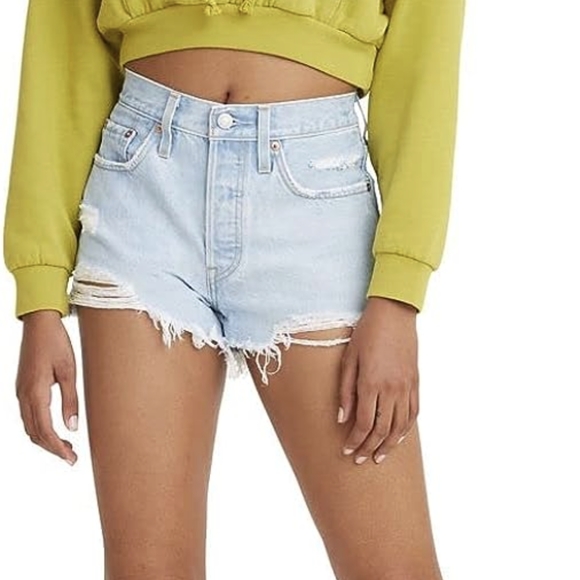 Levi's Pants - Levi's 501 Light Wash Denim Cut Off Shorts | Size 32